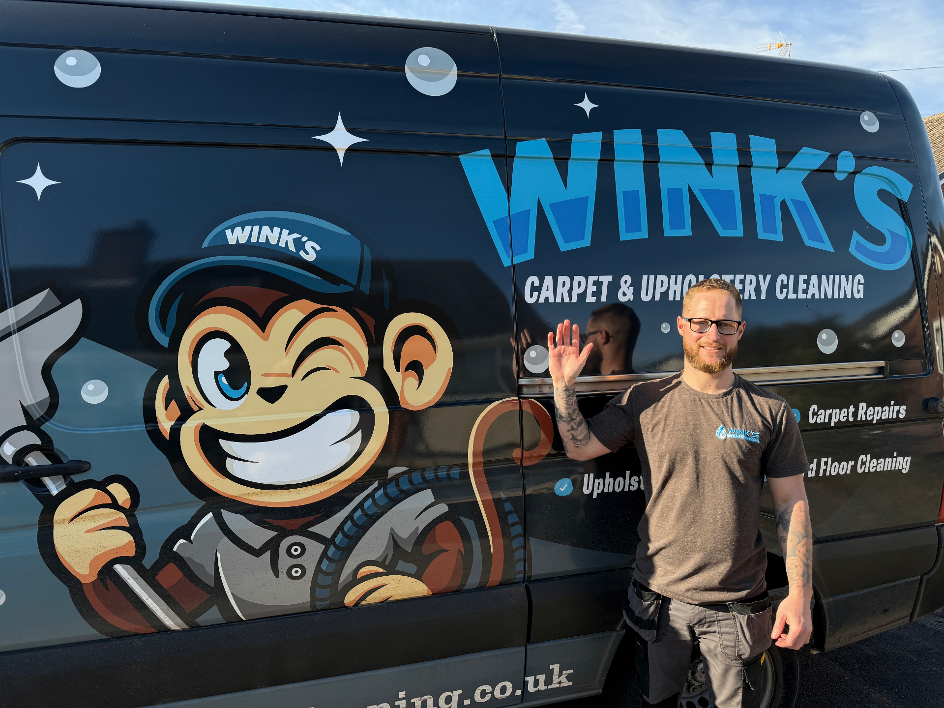 Jack from Wink's with his van